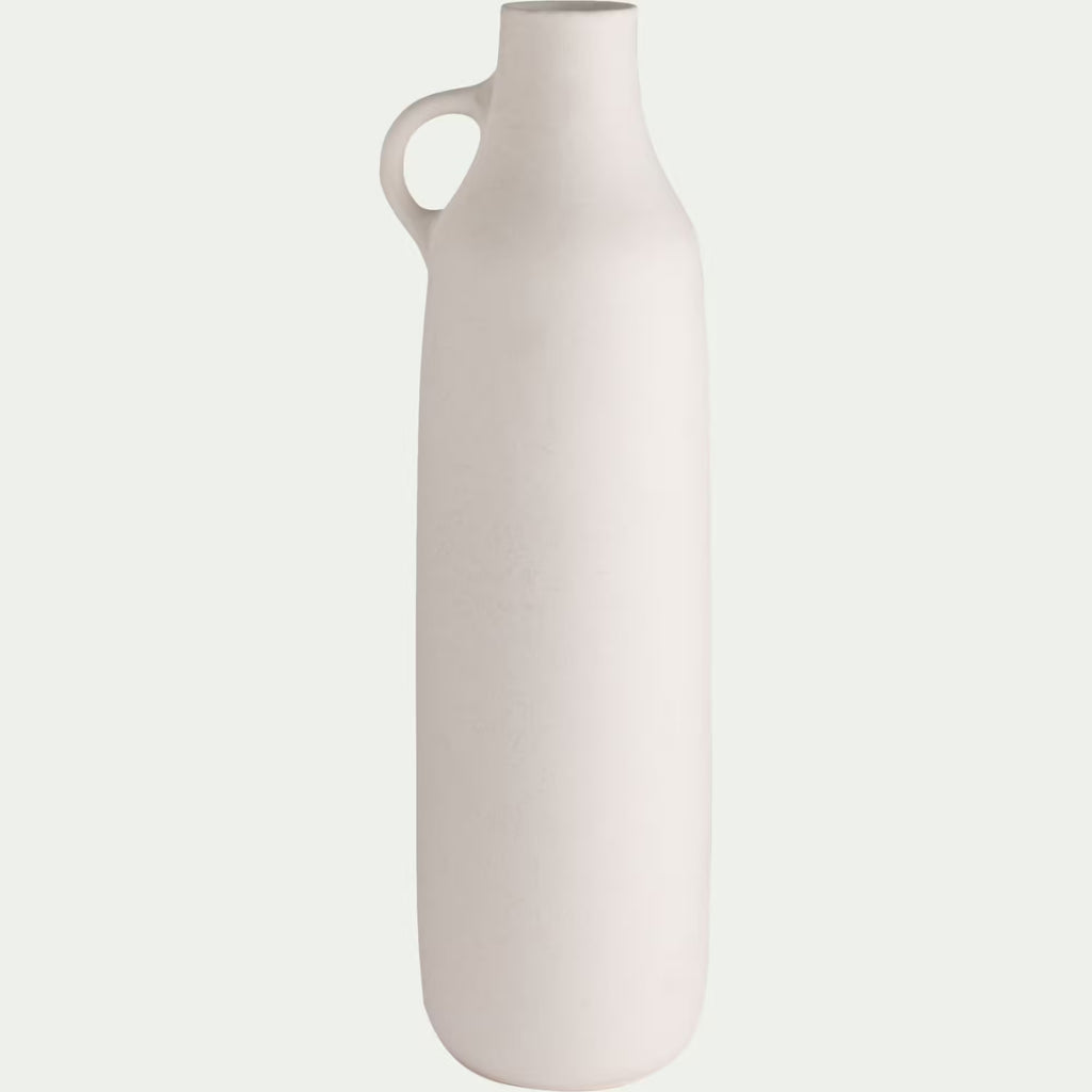 Vase simple en Blanc Cassé